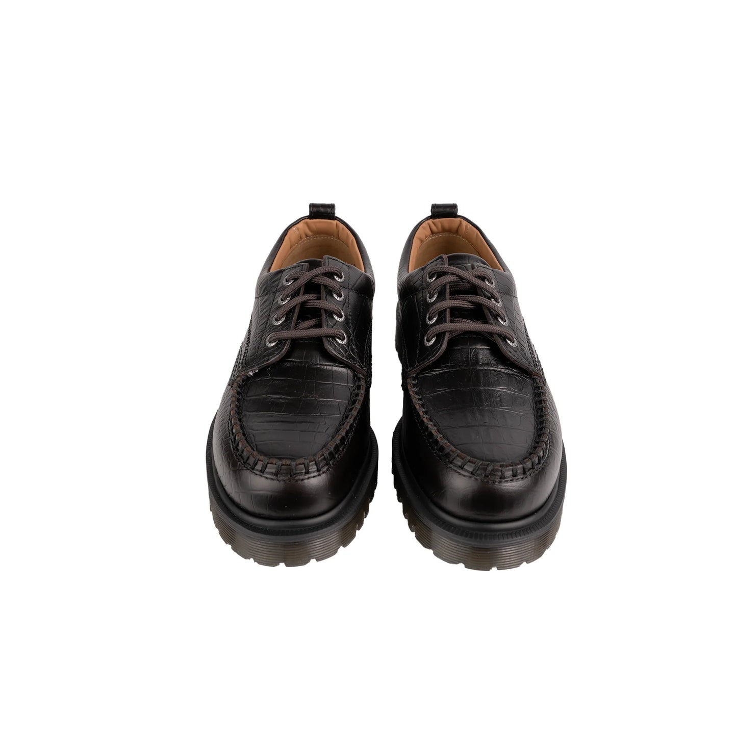 Dr Martens Lowell Dark Brown Croc