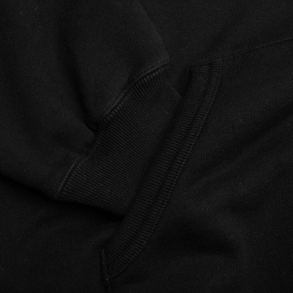 Classic Sweat Parka L S Black