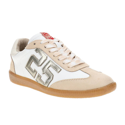 Retro 25 Metallic Lace Up Sneakers