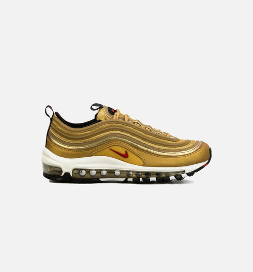 Air Max 97 Gold Bullet Grade School Running Shoe Gold