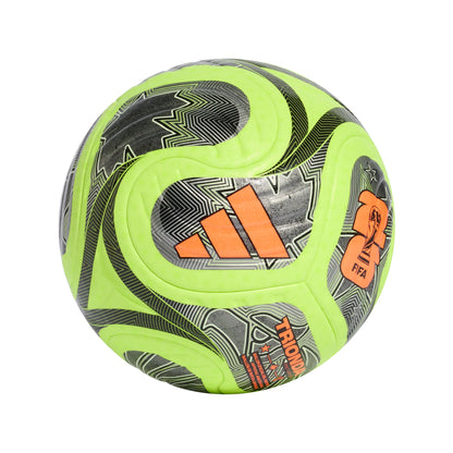 adidas World Cup 26 Trionda Pro Winter Soccer Ball Lemo Black Silver
