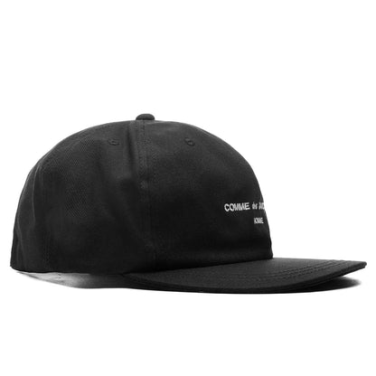 Embroidered Logo Cap Black