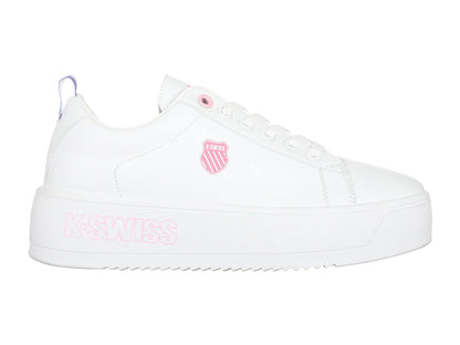 Tenis K SWISS Trinity Platform Blanco y Oro para Mujer