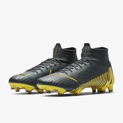 Nike Superfly 6 Pro FG Mens Soccer Cleats Dark Grey Yellow
