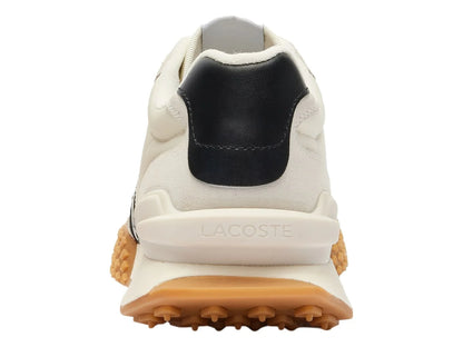 Tenis Lacoste L Spin Deluxe Blanco y Negro para Hombre