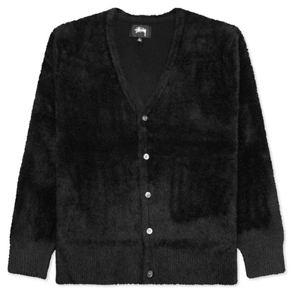 Shaggy Cardigan Black