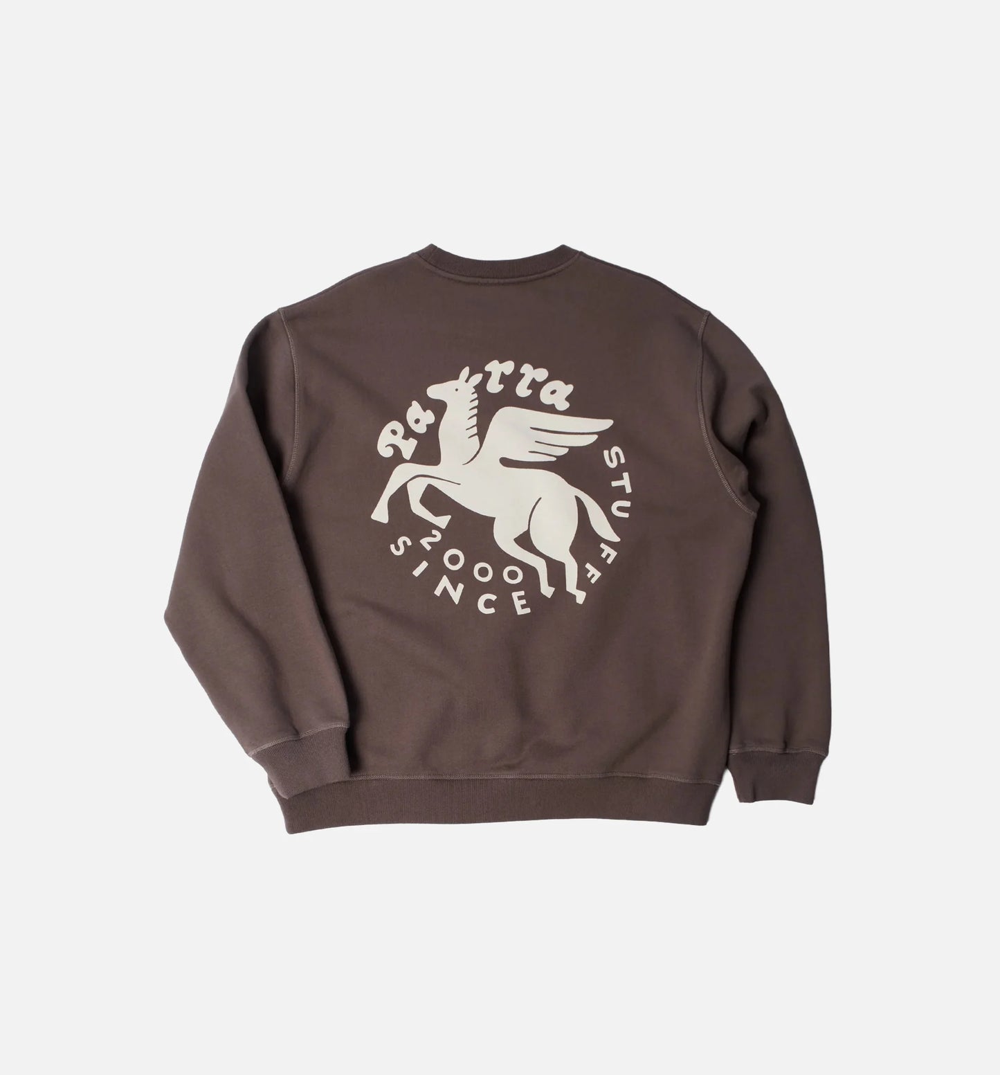 Gasoline Mens Crewneck Brown