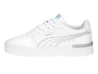 Tenis PUMA Carina 20 Mermaid Blanco y Azul para Niño