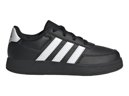 Tenis Adidas Breaknet 20 Negro y Blanco para Niño