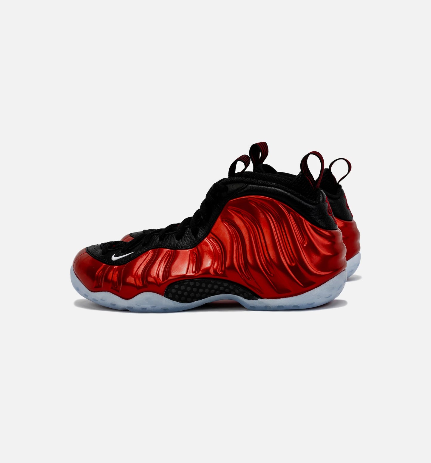 Air Foamposite One Metallic Red Mens Lifestyle Shoe Red Black