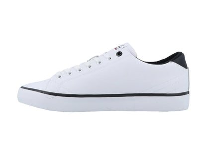 Tenis Tommy Hilfiger TH Vulc Core Low Leather Blanco para Hombre