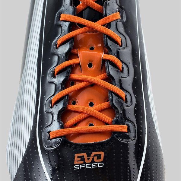 PUMA evoSPEED 1 FG Firm Ground Soccer Cleats Black White Orange