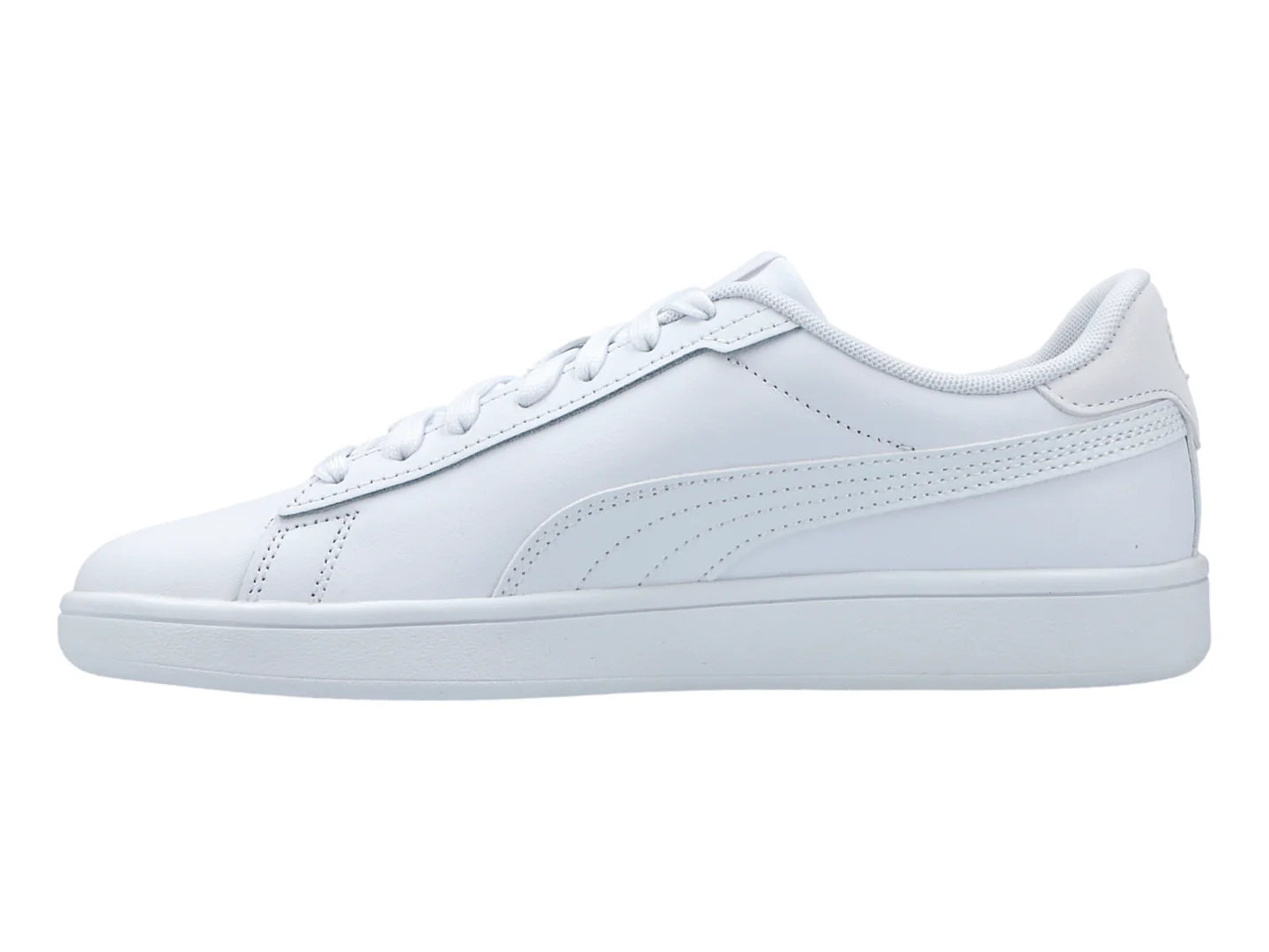 Tenis PUMA Smash 30 L Blanco con Oro para Mujer