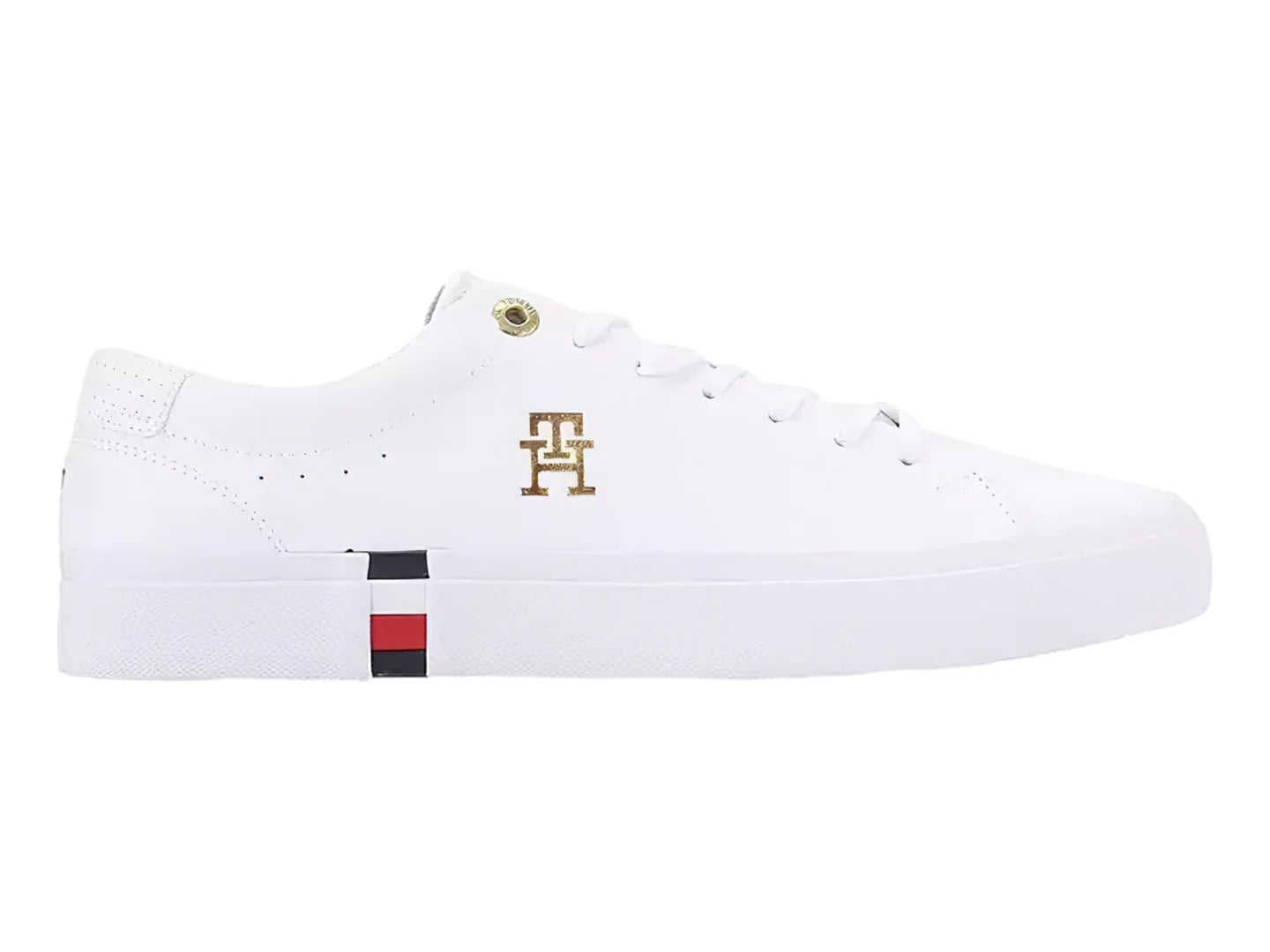 Tenis Tommy Hilfiger IM Vulc RWB Gold II Blanco para Hombre