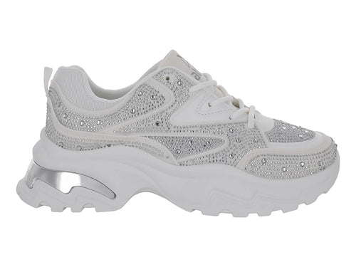 Tenis ATOK Blancos con Plataforma para Mujer