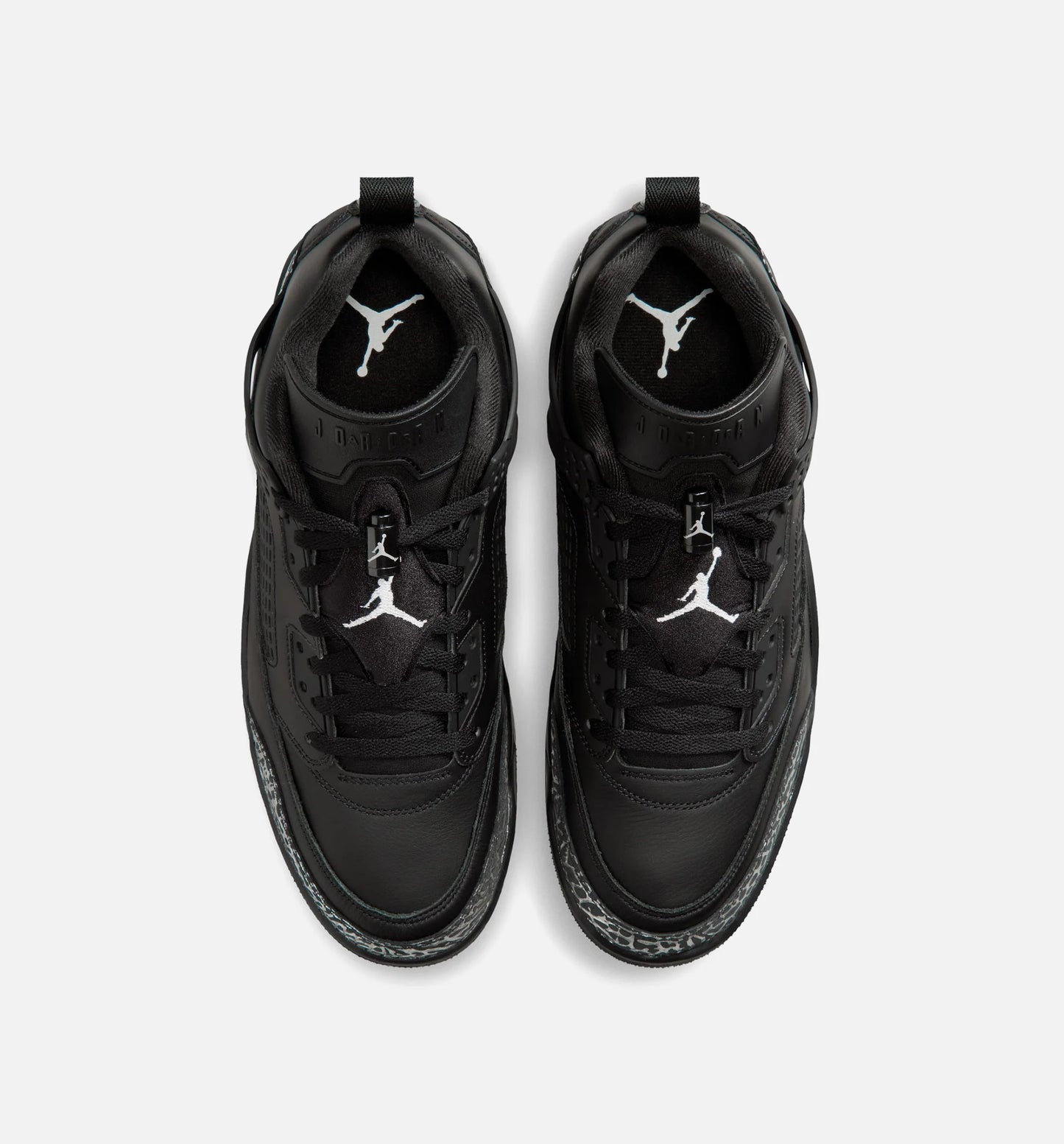 Spizike Low Mens Basketball Shoe Black Black Metallic Silver