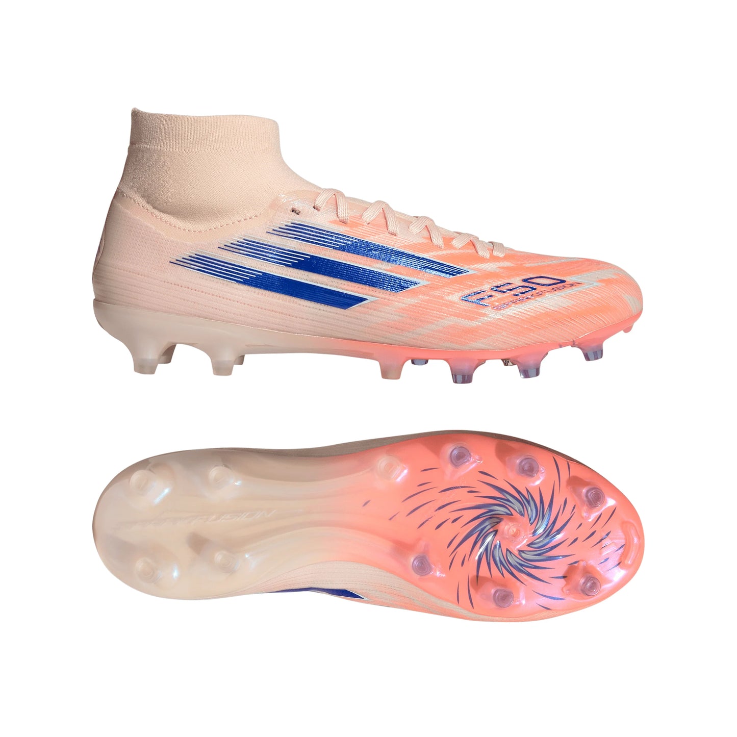 adidas F50 SparkFusion Pro FG AG Womens Soccer Cleats Orange Blue