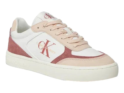 Tenis Calvin Klein Blanco y Rosa para Mujer