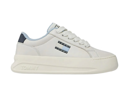 Tenis Tommy Hilfiger City Flatform Ecru para Mujer