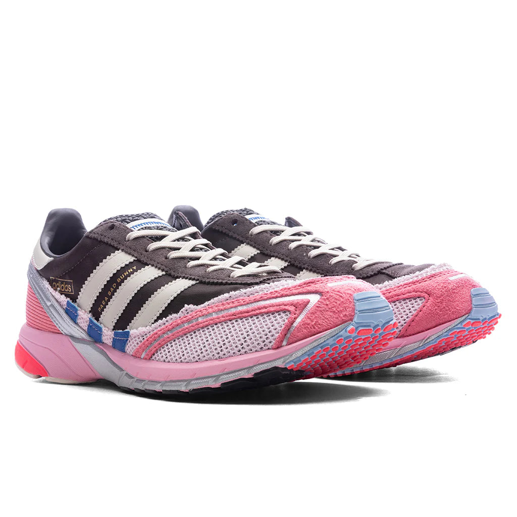 Adidas x Bad Bunny Adizero SL72 Nostalgic Trio Brown Clear Pink Hazel Rose