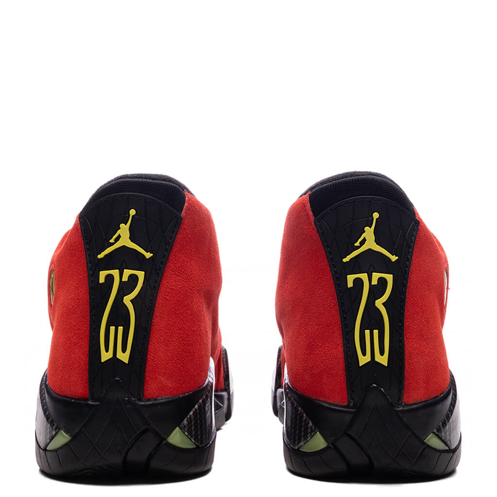Air Jordan 14 Retro GS Ferrari Challenge Red Vibrant Yellow Black