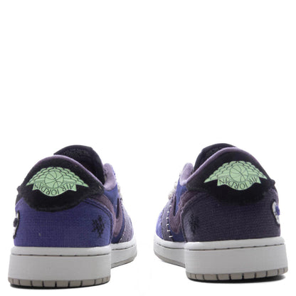 Air Jordan 1 Retro Low OG x Zion Williamson Voodoo Alternate Regency Purple Vapor Green Dark Raisin