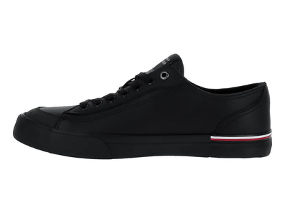 Tenis Tommy Hilfiger Corporate Vulc Leather Negro para Hombre
