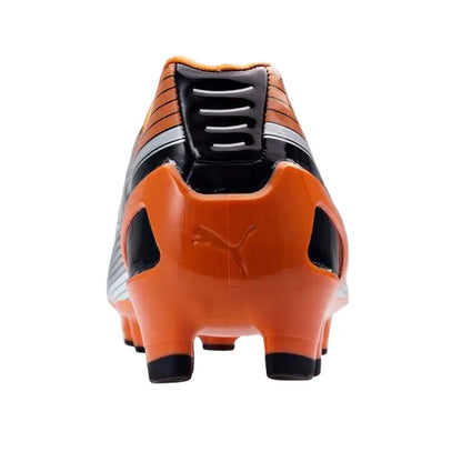 PUMA evoSPEED 1 FG Firm Ground Soccer Cleats Black White Orange