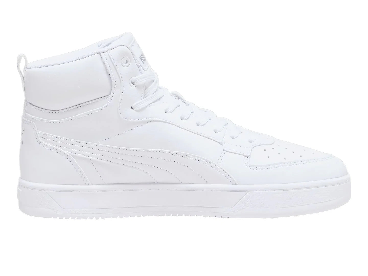 Tenis PUMA Caven 20 Mid Blanco y Plata para Hombre