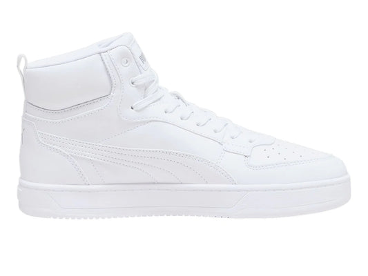 Tenis PUMA Caven 20 Mid Blanco y Plata para Hombre
