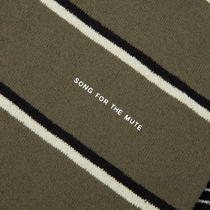 adidas Originals x Song for the Mute 007 Long Sleeve Polo Olive Strata Alumina Black