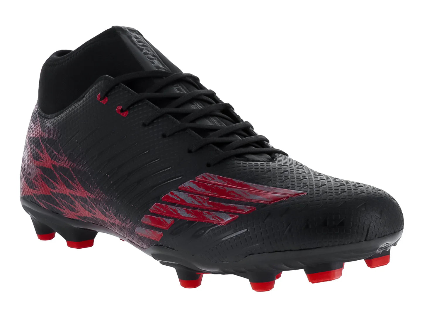Tenis de Fútbol FURIA Negro con Rojo para Hombre