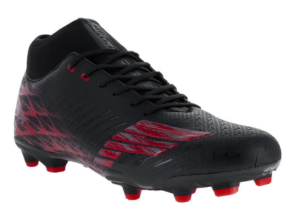 Tenis de Fútbol FURIA Negro con Rojo para Hombre