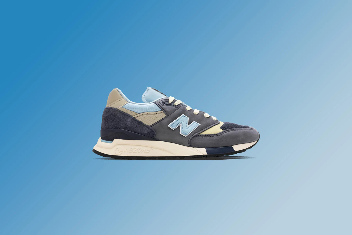 Made in USA 998 NB Navy Chrome Blue