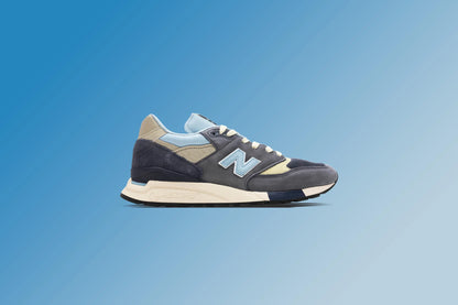 Made in USA 998 NB Navy Chrome Blue