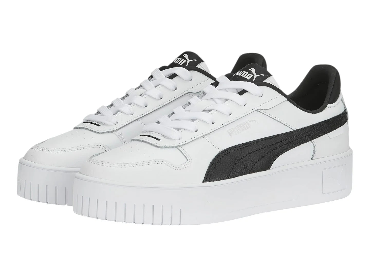 Tenis PUMA Carina Street Blanco y Negro para Mujer