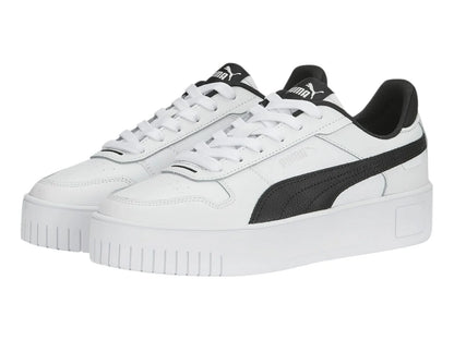Tenis PUMA Carina Street Blanco y Negro para Mujer