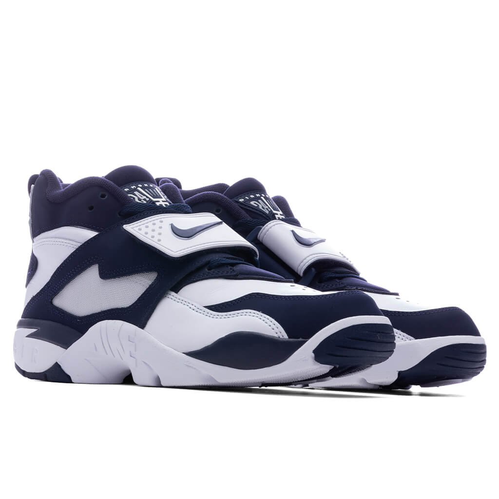 Air Diamond Turf Cowboys White College Navy Metallic Silver
