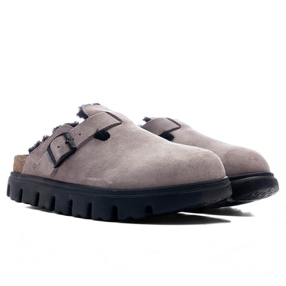 Womens Boston Chunky Shearling Faded Purple Black