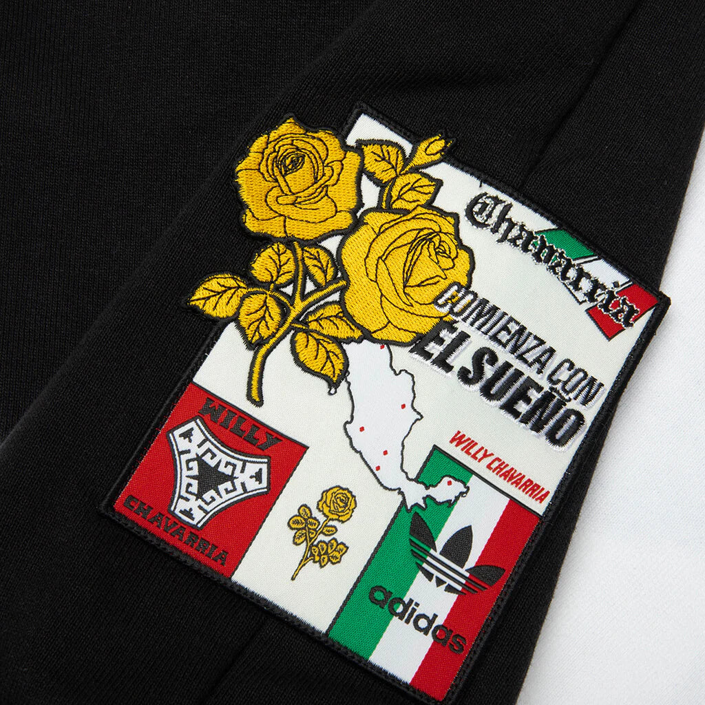 adidas Originals x Willy Chavarria Crew Sweatshirt Black White