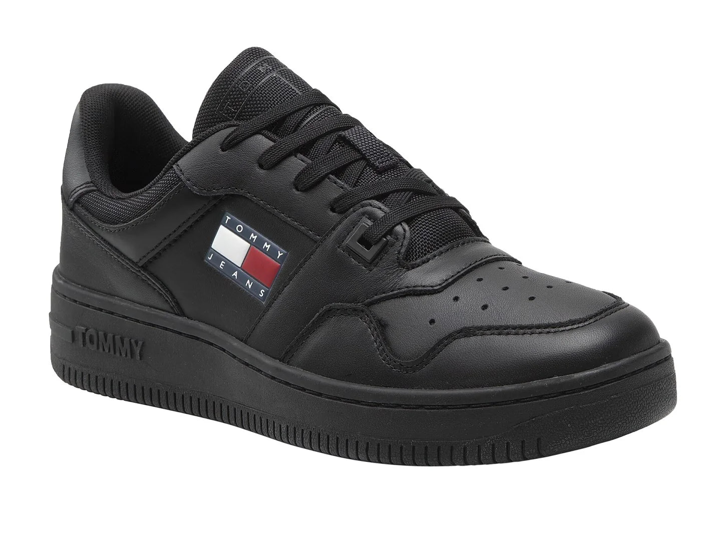 Tenis Tommy Hilfiger Retro Basket Ess Negro para Hombre