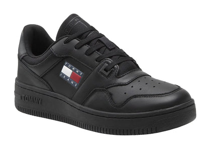 Tenis Tommy Hilfiger Retro Basket Ess Negro para Hombre