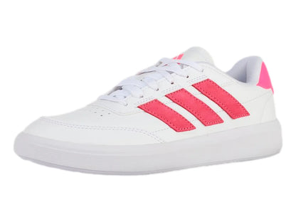 Tenis Adidas Courtblock Blanco y Rosa para Mujer
