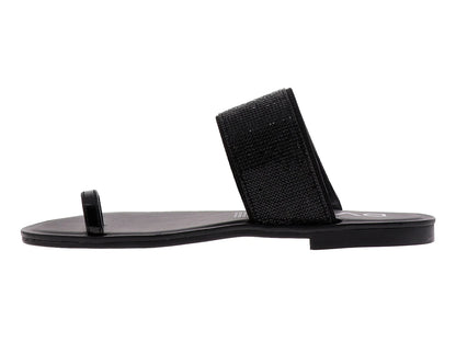 Sandalias Donova Charol Negro para Mujer