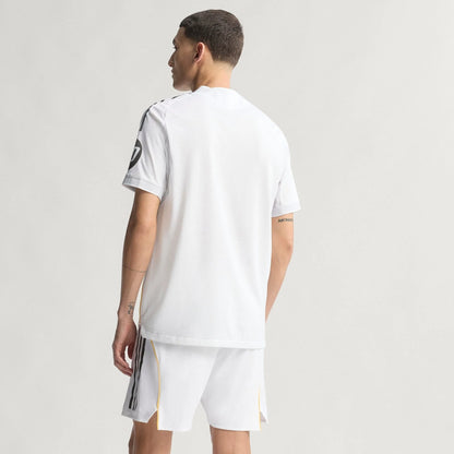 adidas Real Madrid Home Authentic Mens Soccer Jersey 25 26 White