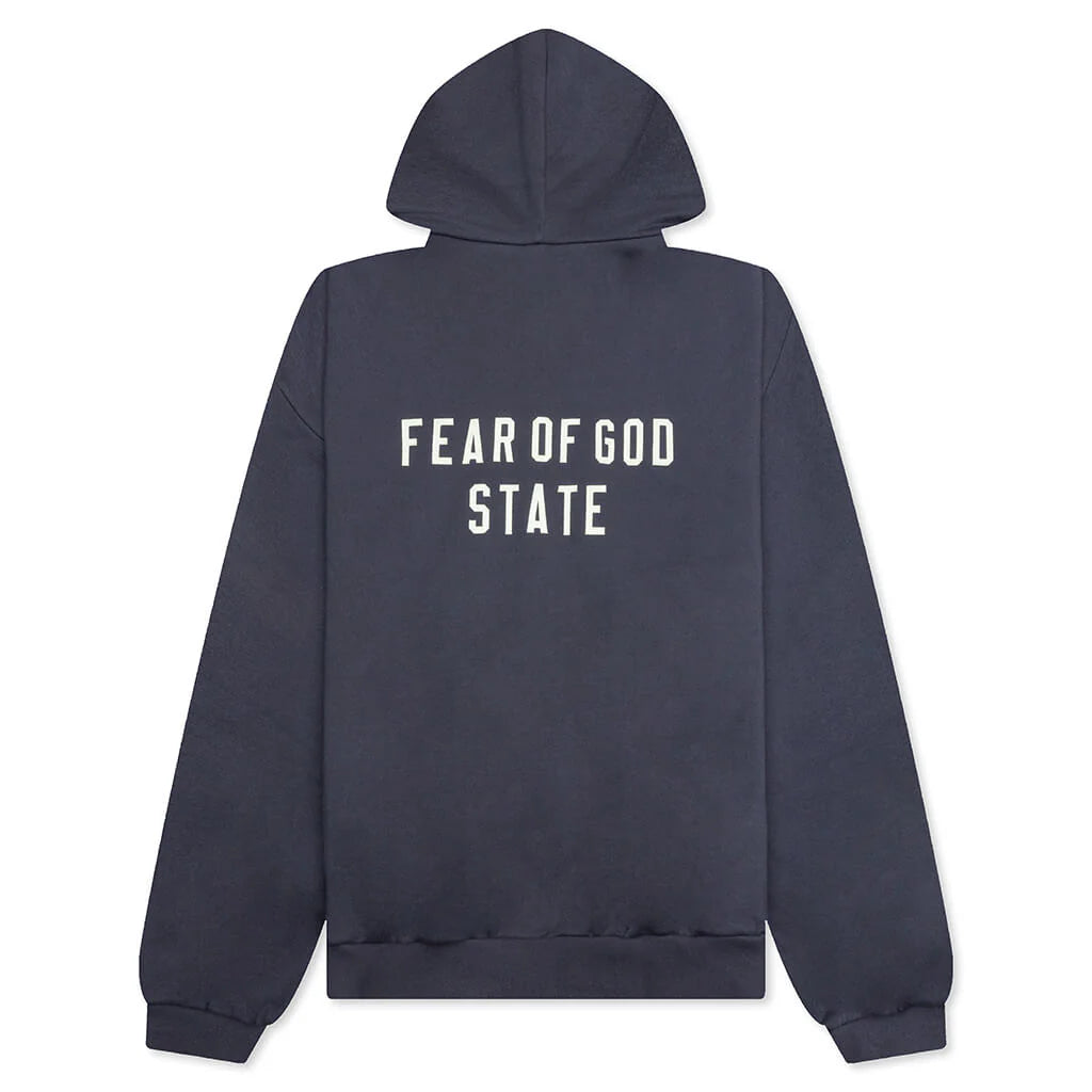 Heavy Fleece Fullzip Hoodie Marine