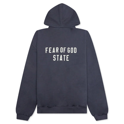 Heavy Fleece Fullzip Hoodie Marine