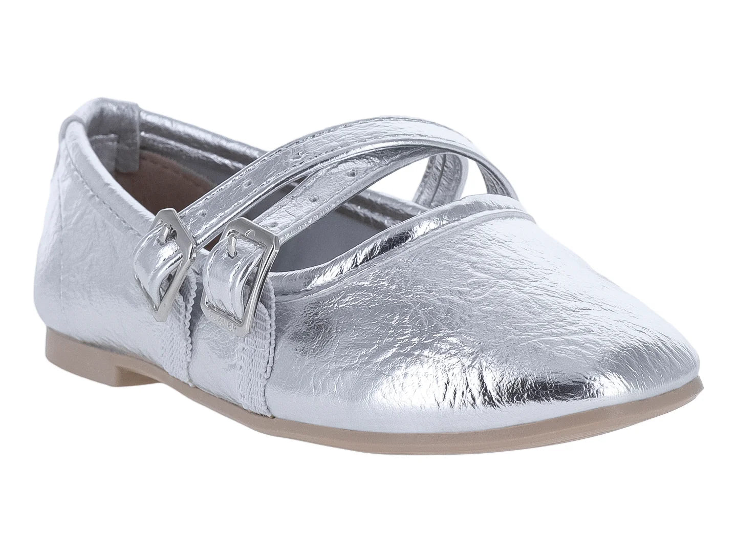 Zapatos Planos 4EVER Meteorito Plata para Niña
