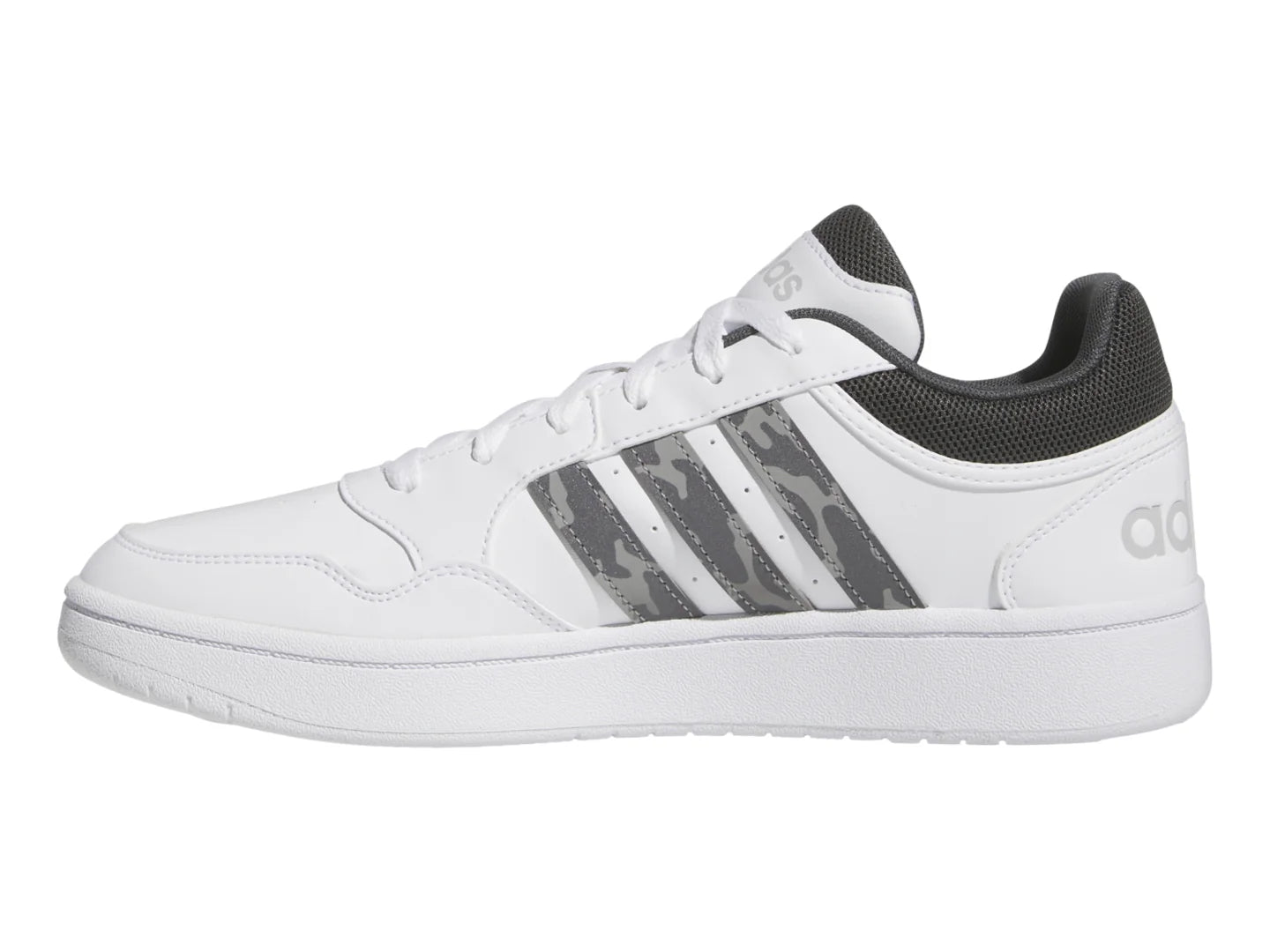 Tenis Adidas Hoops 30 Blanco y Gris para Hombre