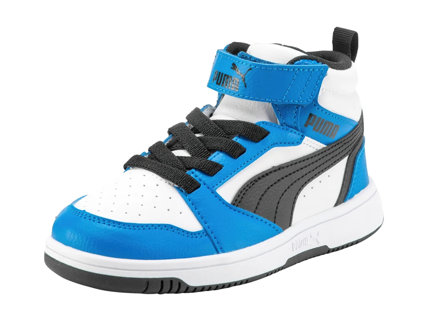 Tenis PUMA Rebound V6 Mid Multicolor para Niño